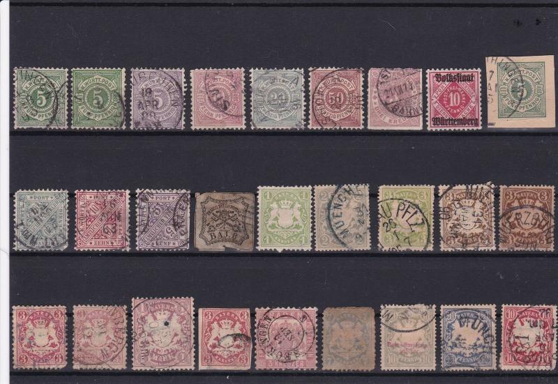 germany bavaria  early stamps ref r12660