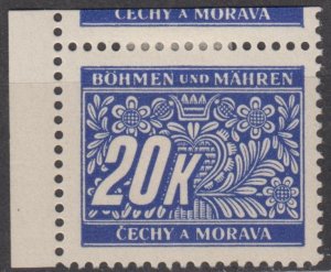 Bohemia & Moravia Scott #J14 1939 MH