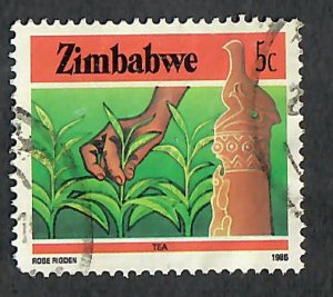 Zimbabwe #496 used single