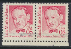 USA  SC#  2173   Used  pair 1990  Luis Munozx Marin  see scan