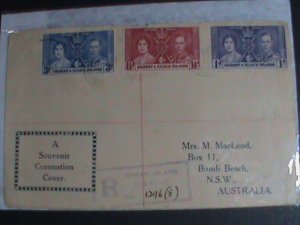 GILBERT &ELLICE ISLANDS 1937 SC#37-9 CARONATION OF QUEEN ELIZABETH II  USED CV