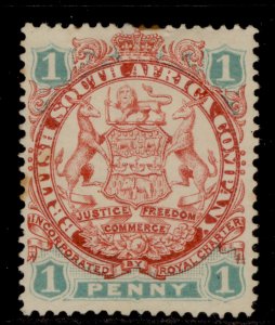 RHODESIA QV SG29, 1d scarlet and emerald, M MINT. Cat £42.