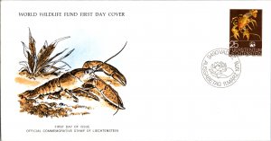 Liechtenstein, Worldwide First Day Cover, World's Fair, Marine Life