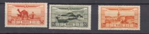 J28792, 1928 french morocco mh #cb2,cb5-6 airmails