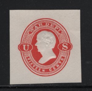 UO41 VF-XF unused cut square with nice color cv $ 200 ! see pic !