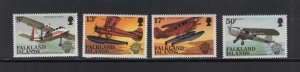 Falkland Islands  #383-86   (1983 Manned Flight anniversary set) VFMNH CV $2.05