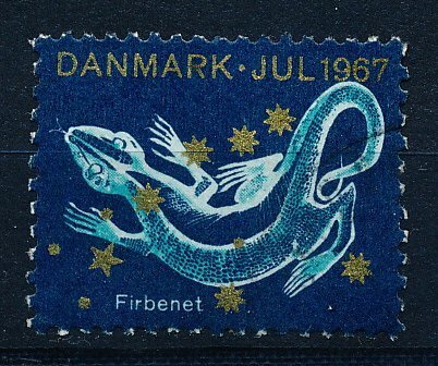 Denmark Christmas Seal 1967 Used