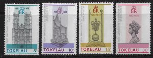 Tokelau 1978 QE Jubilee set , Scott 61-64, MNH, XF    (a2467