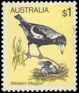 Australia #732-739, Complete Set(8), 1980, Birds, Never Hinged