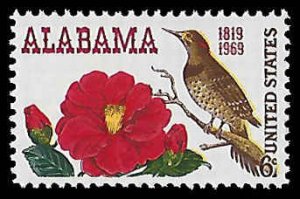 PCBstamps   US #1375 6c Alabama Statehood, MNH, (17)