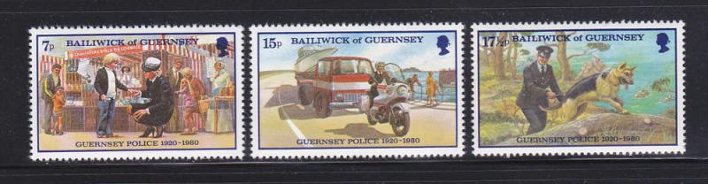 Guernsey 204-206 Set MNH Police