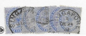 Straits Settlement #45 Used - Stamp CAT VALUE $1.10