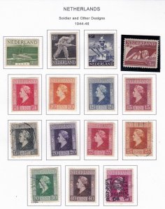 Netherlands       262 - 276          Mint & used         complete set
