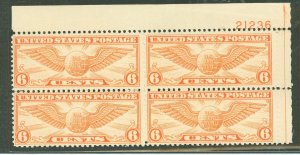 United States #C19 Mint (NH) Plate Block