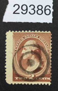 US STAMPS  #210 USED LOT #29386