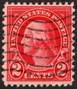 1926, US 2c Washington, Used, Sc 634