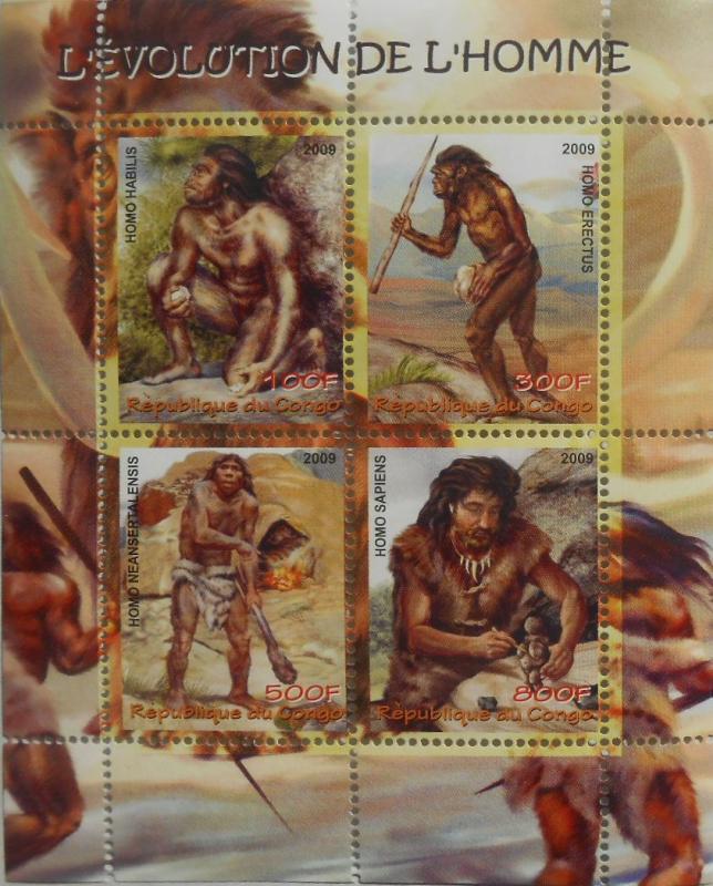 CONGO SHEET PREHISTORIC MEN 