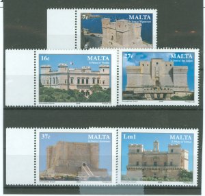 Malta #1260-64 Mint (NH) Single (Complete Set)