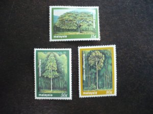 Stamps - Malaysia - Scott# 230-232 - Mint Hinged Set of 3 Stamps