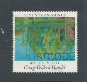 Great Britain 1985 Scott 1103 used- 17p, Music Year, Europa