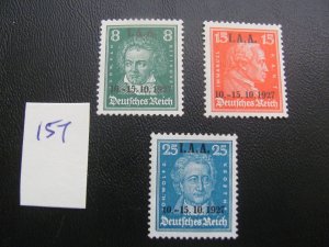 Germany 1927 MNH SC 363-365 VF/XF 240 EUROS (157)