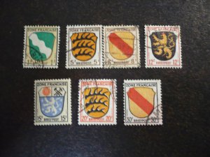 Stamps - Germany - Scott#4N1,4N3,4N4,4N6-4N8,4N10 - Used Partial Set of 7 Stamps