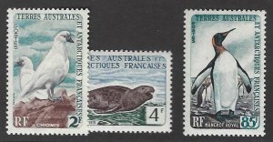 FSAT SC#16-17, 19 MNH F-VF SCV$33.75....Wonderful!