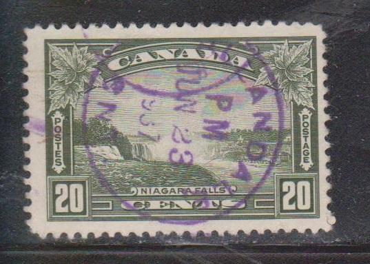 CANADA Scott # 225 Used Niagara Falls