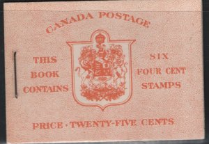 CANADA,  287b  MNH COMPLETE  BOOKLET PANE
