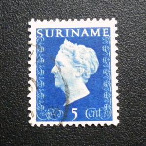 SURINAME DUTCH GUIANA 1948 STAMP. SCOTT # 217. USED.