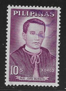 Philippines #858 10s Father Jose Burgos