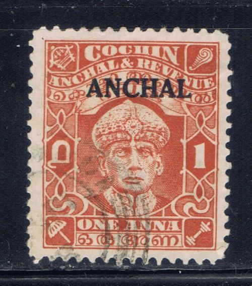 India-Cochin 59 Used 1941 overprint issue 