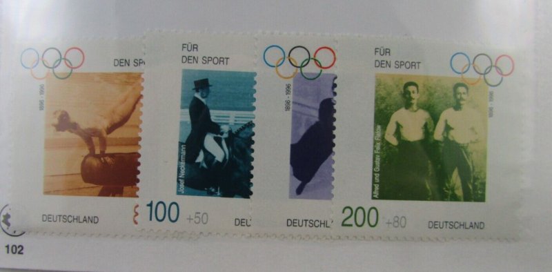 Germany  SC #B797-800 Sports  MNH   Olympic Sports set