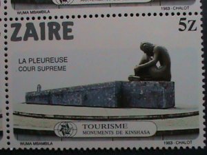 ​ZAIRE-1983 SC# 1115-20-WORLD FAMOUS  KINSHASA MONUMENTS -MNH BLOCK VERY FINE