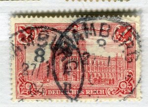 GERMANY; 1902 early high value used 1M. value fine postmark