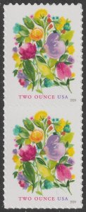 US 5850 Wedding Blooms two ounce vert pair MNH 2024