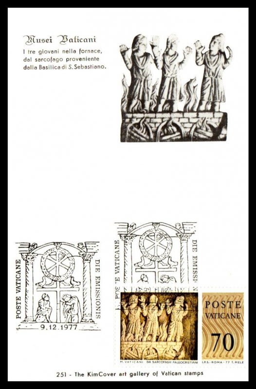 Vatican City 623-628 Set of Six Maxi Cards U/A FDC