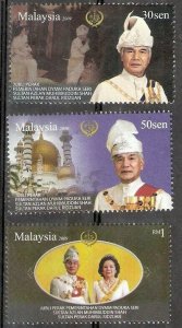 *FREE SHIP Malaysia Silver Jubilee Of Sultan Perak 2009 King Royal (stamp) MNH
