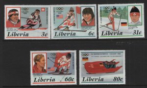 LIBERIA, 1049-1053  MNH, SET