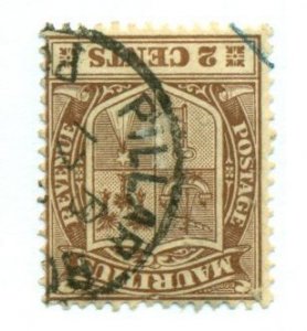 Mauritius 1921 #162 U SCV (2022) = $0.25