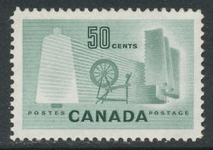 Canada #334 mint, Spinning Wheel