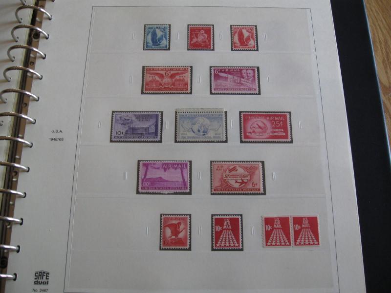 USA Nearly Complete Airmail Collection WITH ZEPPS - Mint & Hinged