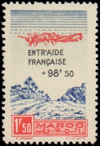 French Morocco #CB23A, Complete Set, 1944, Never Hinged