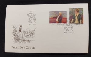 D)1981, NORWAY, FIRST DAY COVER, ISSUE, WRITERS, BJØRNSTJERNE BJØRNSON, 1832-