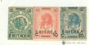 Eritrea #59-60/62 Unused