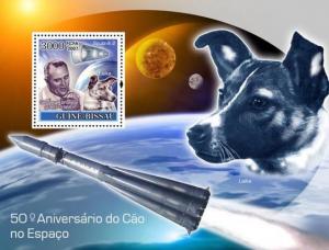 GUINEA BISSAU 2007 SHEET DOGS SPACE SPUTNIK II