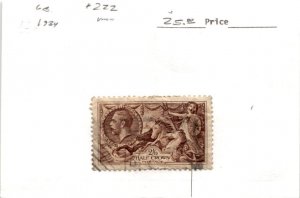 Great Britain, Postage Stamp, #222 Used, 1934 King George (AH)