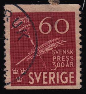 Sweden 361 Torch and Quill Pen 1945