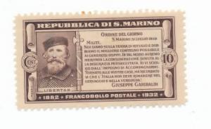 San Marino 1932 Scott 143 MH - 10c, Giuseppe Garibaldi