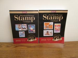 Scott 2018 Stamp Catalog Volume 6 A and B (photos of actual books for sale)